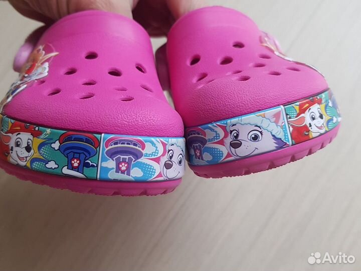 Сабо crocs щенячий патруль р.24