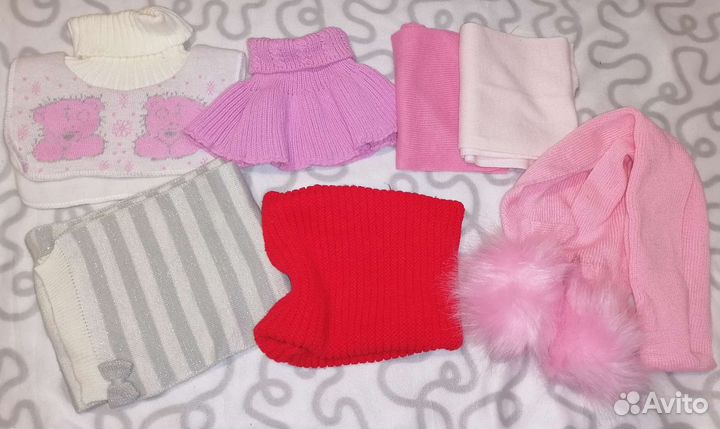 Варежки, краги, шарфы, манишки