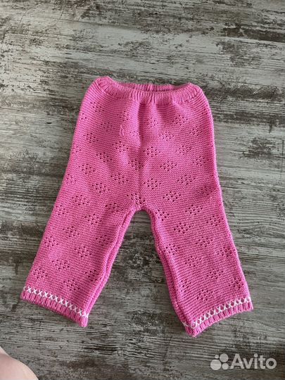 Вязаный костюм детский