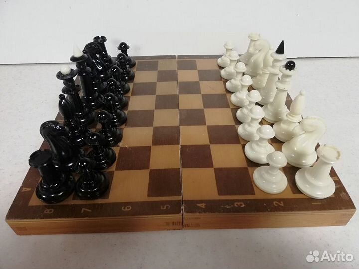 Шахматы СССР фигуры из карболита
