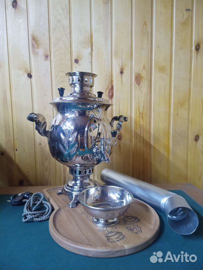 Самовар СССР комбинированный жаровый/электро