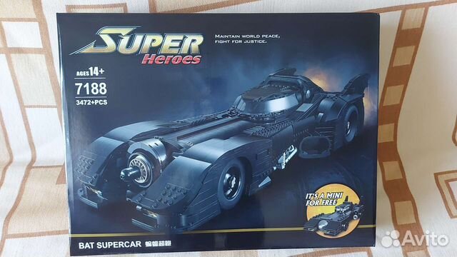 Lego batman конструктор бэтмобиль(аналог)