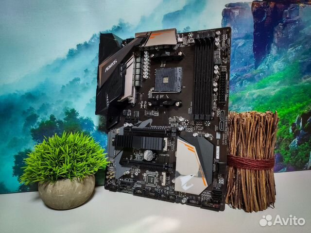 Материнская плата B450 aorus elite купить в Москве | Электроника | Авито