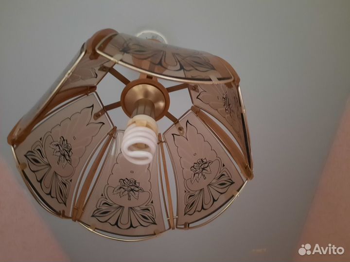 Люстра потолочная на один патрон