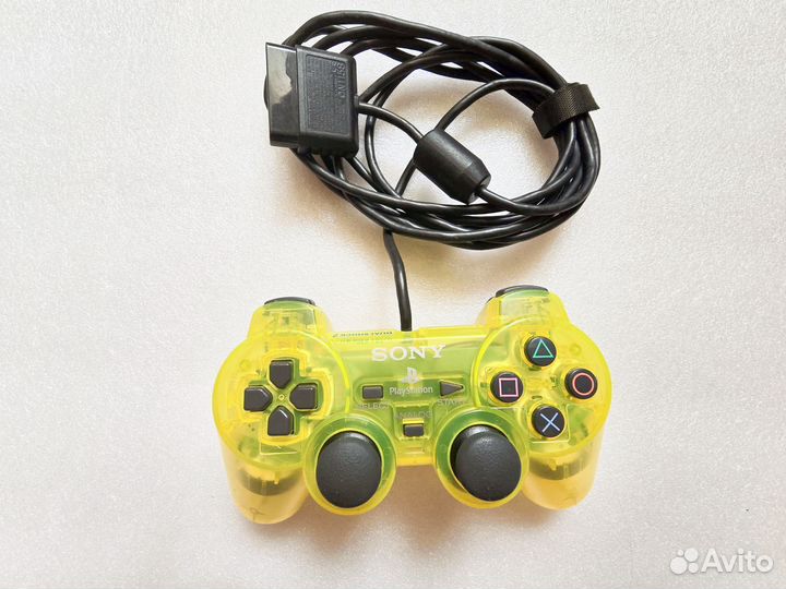 Геймпад PS2 dualshock 2 оригинал прозрачный