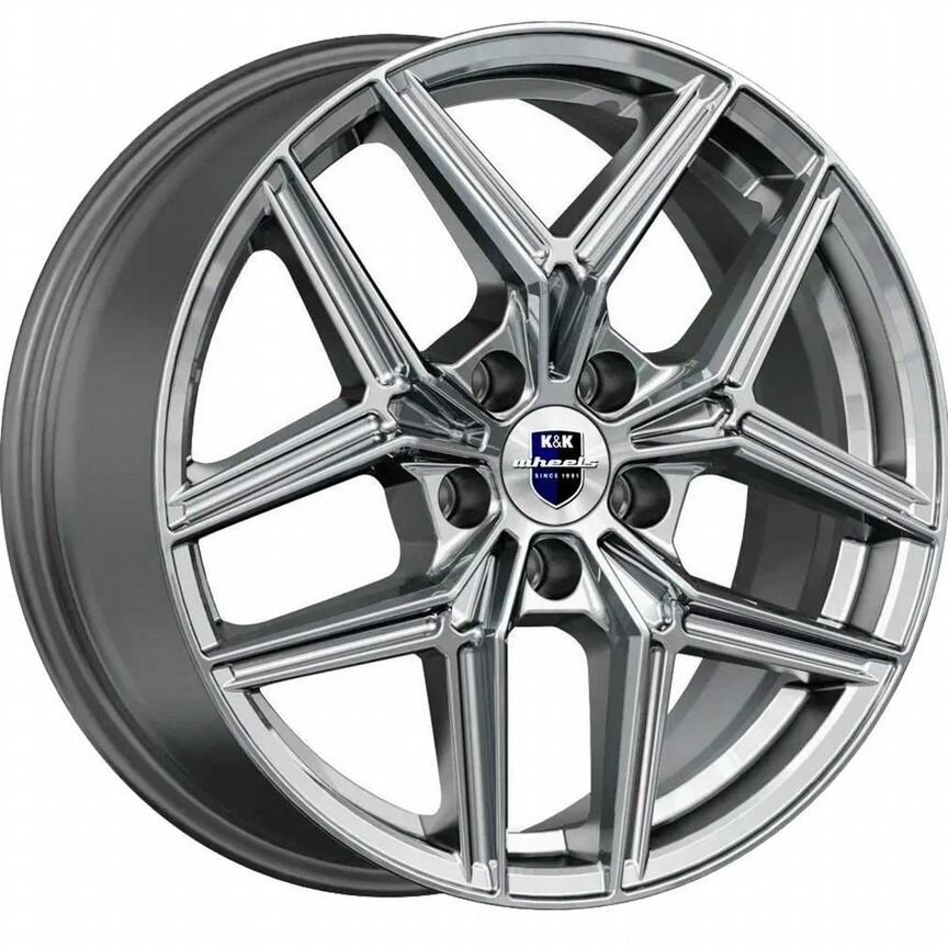 Диски K&K Юнион 7x17 5x114.3 ET45 D60.1 Дарк платинум