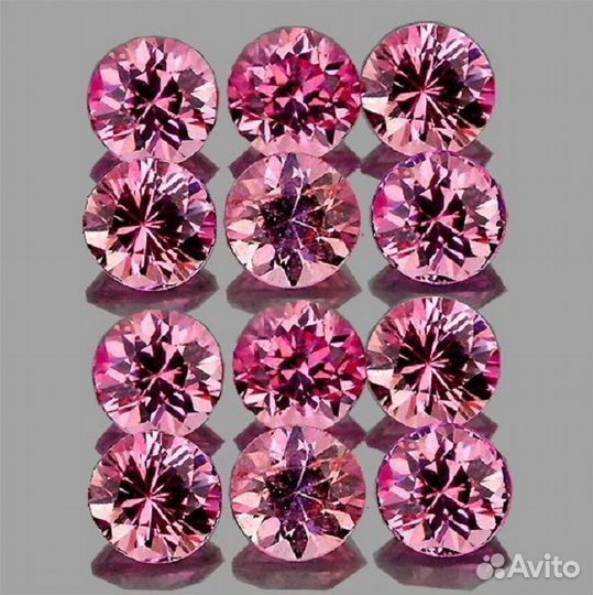 Сапфир натуральный 1,02Ct 2,50мм 12шт VVS Цейлон