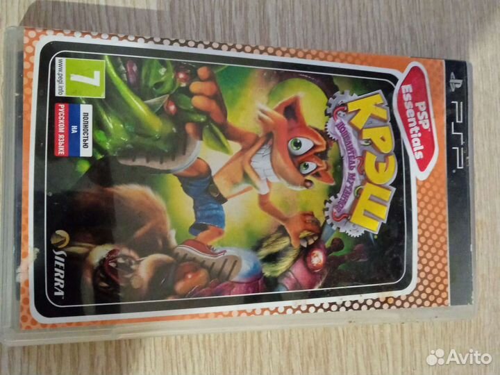 Игра для PSP Крэш повелитель мутантов