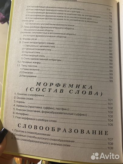 Справочник по русскому языку для школьников