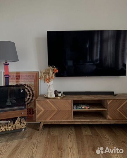 Тумба под тв Fusion из массива дерева 160х55х40 см