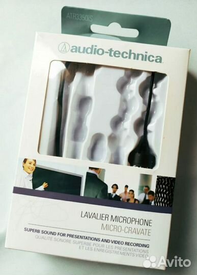 Микрофон петличный клипса Audio-technica ATR3350iS