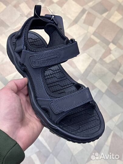 Сандалии кожаные