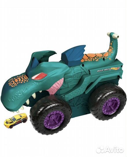 Hot wheels monster trucks голодный мега-рекс