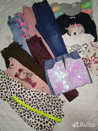 Пакет вещей для девочки 6-7лет, 122-128