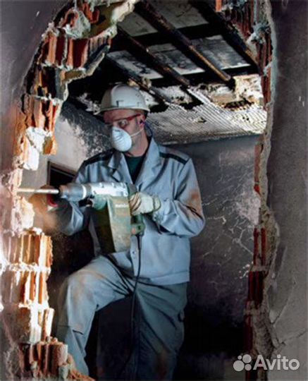 Демонтаж слом строений вывоз строй мусора