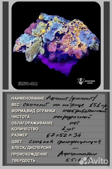 Люминесцентные минералы 3. Афганистан