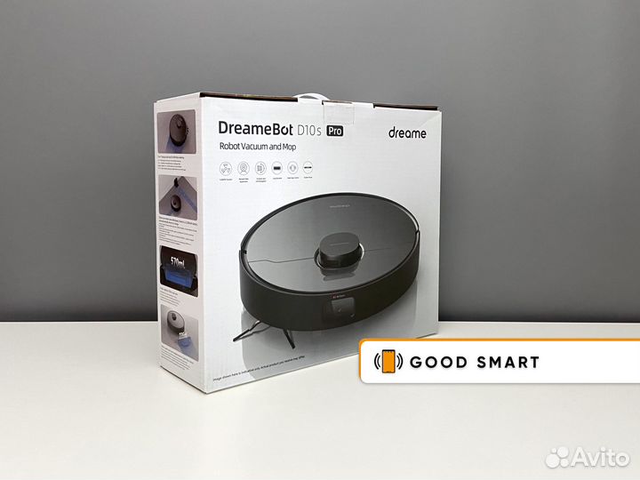 Робот-пылесос Dreame Bot D10s Pro черный