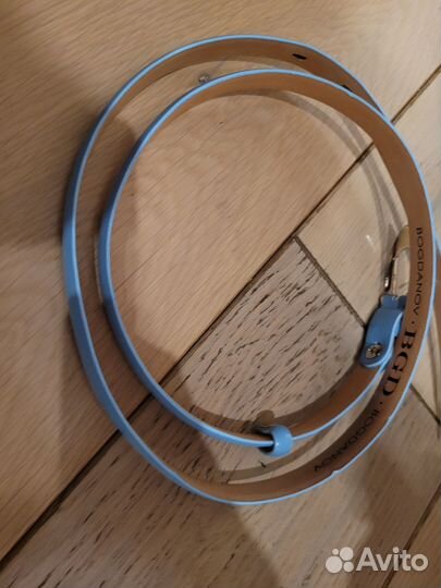 Пояс светло-голубой 1,5 см Александр Богданов