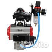 Кран шаровой DN.ru BV3232P(2pc) -FP-T-ISO-H Ду80 Ру40 полнопроходной двухходовой, нержавеющая сталь