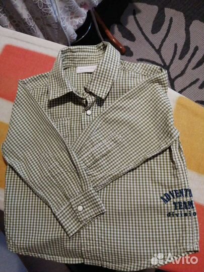 Рубашки для мальчика от 9 месяцев до 1,5 лет