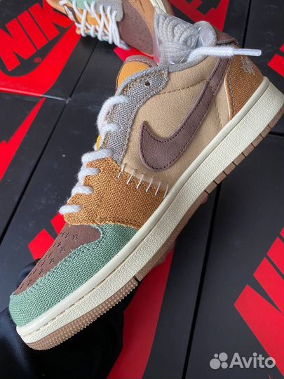 Кроссовки Nike air Jordan 1 x Voodoo luxe