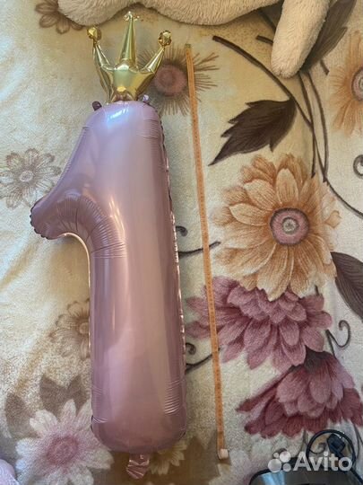 Цифра 1 на годик девочке