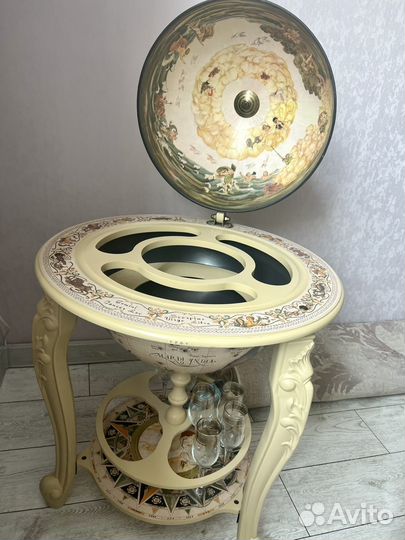 Мини бар глобус напольный