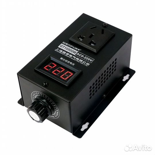 Регулятор напряжения 10кВт 220В для тэна двигателя