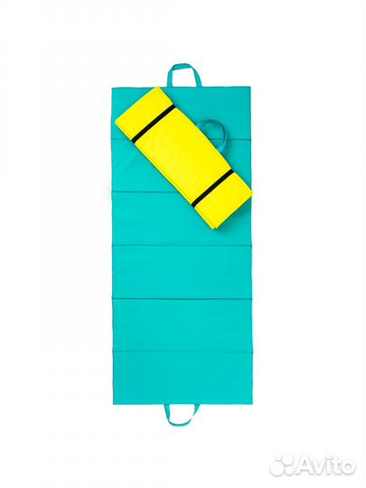 Пляжный коврик складной лавандовый с ручками