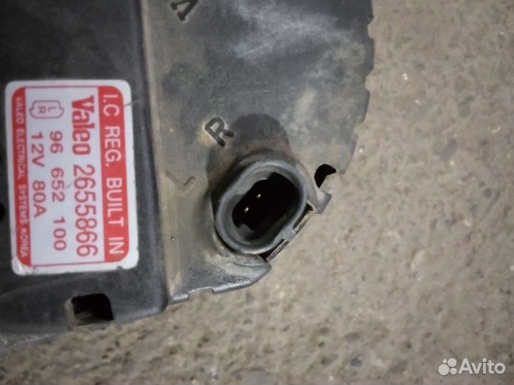 Генератор Дэу Матиз