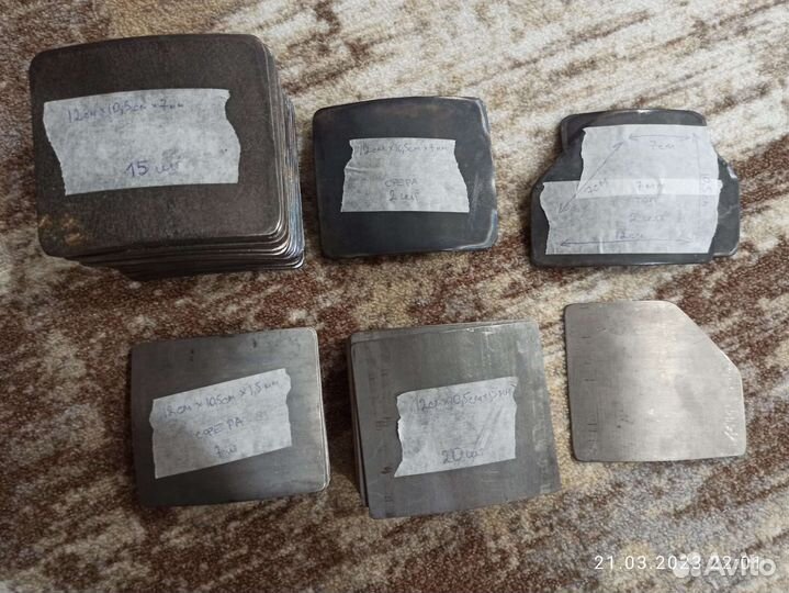 Бронепластины 6б3, за всё