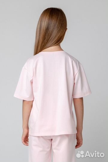 Футболка для девочки Crockid кр 302032 свет (152)