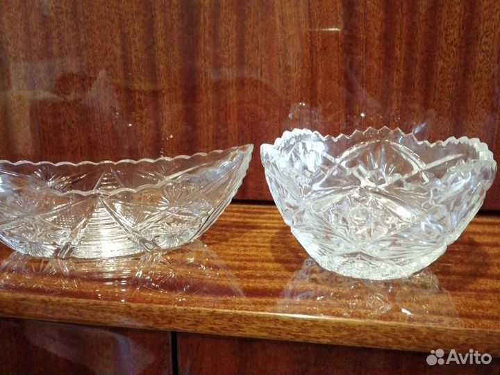 Салатник хрустальный СССР