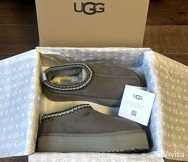 Ugg Tazz Tasman Grey Угги женские Тасман 36-41