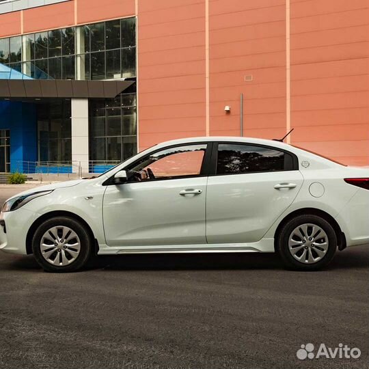 Накладки на пороги zeus для KIA RIO IV