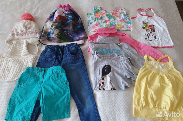 Вещи пакетом на девочку 4-5 лет