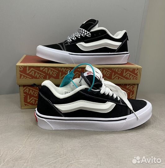 Кроссовки Vans knu skool чёрные