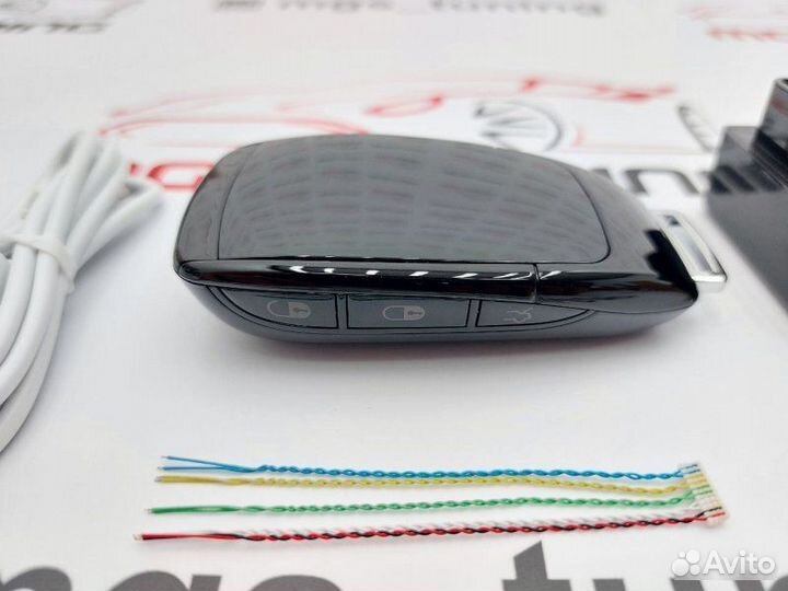 Смарт ключ Cadillac стиль Mercedes черный