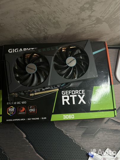 Видеокарта Gigabyte RTX 3060 12 гб gddr6 eagle OC