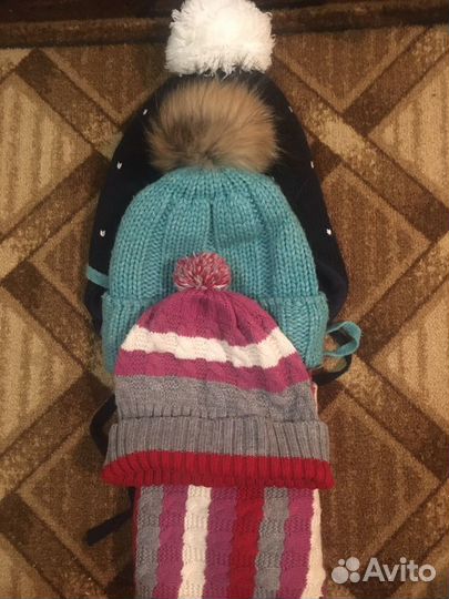 Комплект шапка, шарф