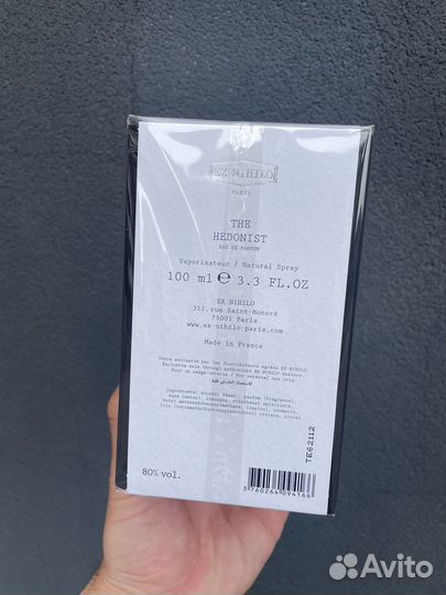 Ex Nihilo The Hedonist 100 ml Оригинал