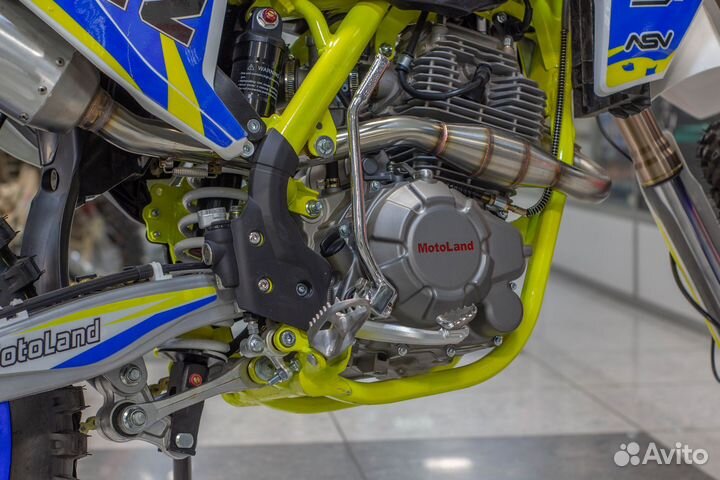 Мотоцикл Motoland XT250 желто-синий