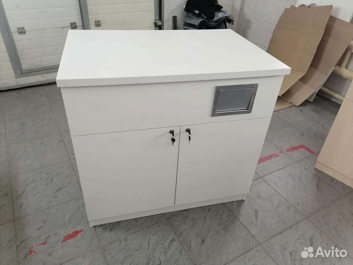 Тумба для кофемашины Белый снег