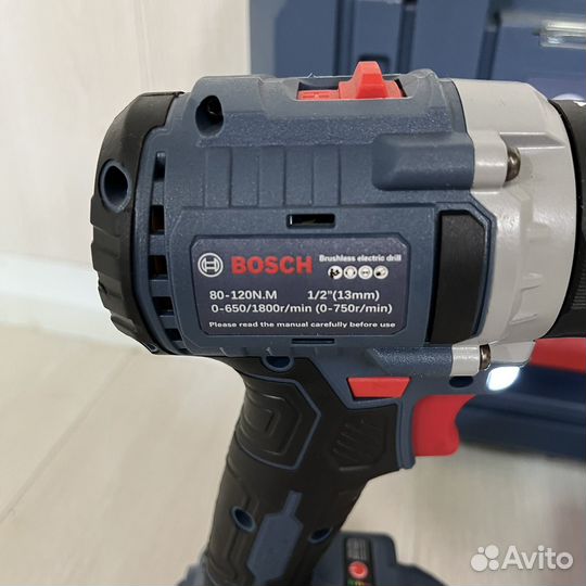 Мощный бесщеточный шуруповерт Bosch 13mm