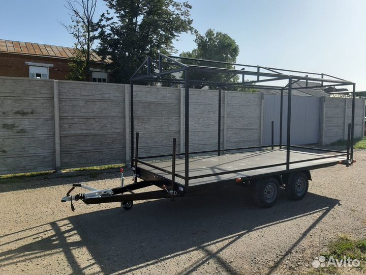 Прицеп с каркасом
