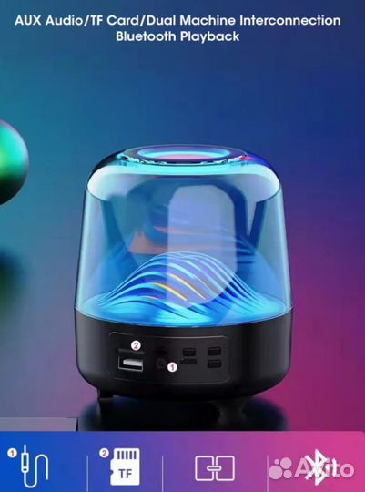 Портативная колонка XPX Blue (М5-колонка-L17-B-син