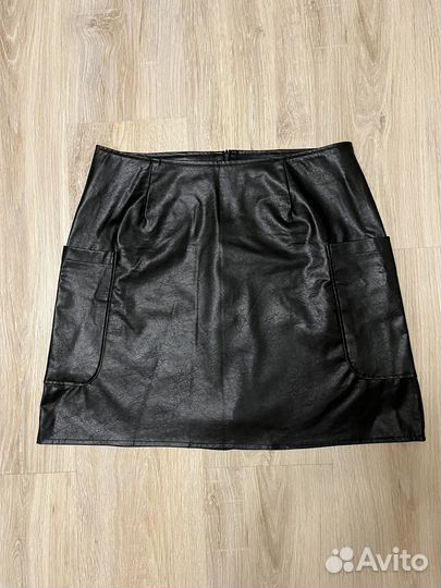 Кожаная(зам)юбка Reserved