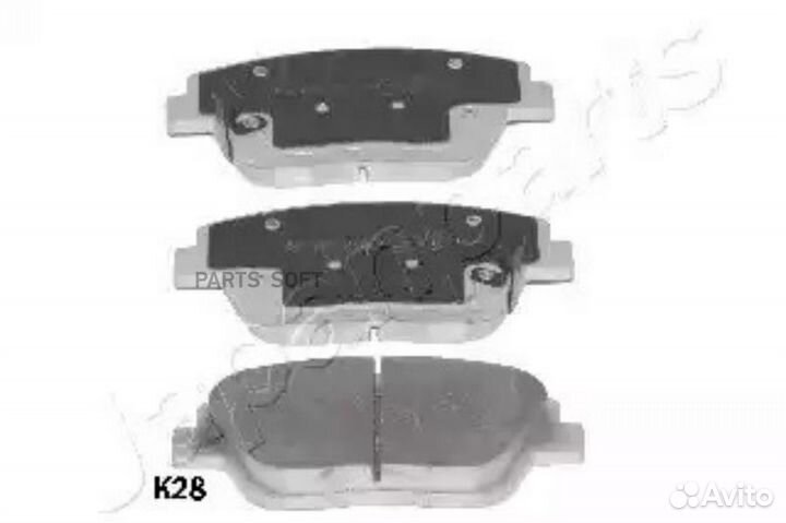Japanparts PAK28AF Колодки тормозные