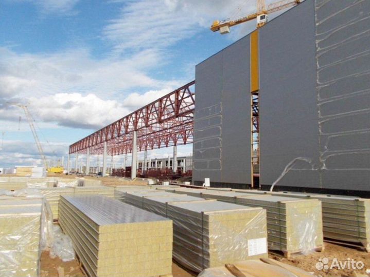 Сэндвич панели стеновые Мин Вата, пир,пур, Базальт