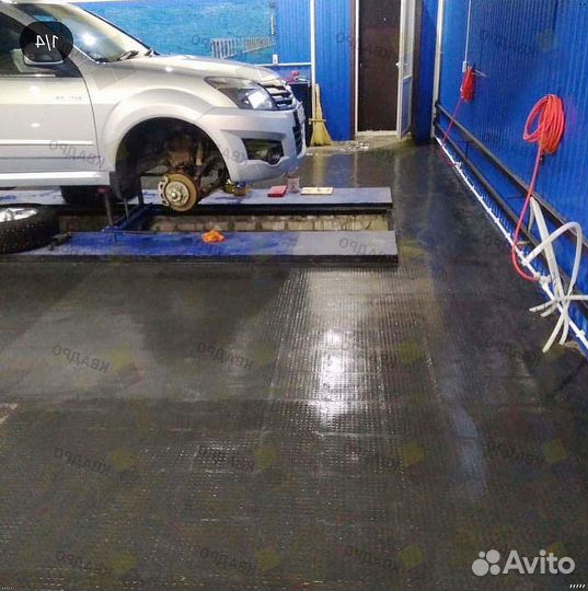 Пвх плитка в гараж